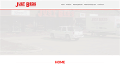 Desktop Screenshot of justbedsinc.com